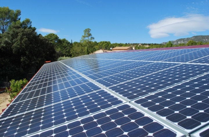 Installation de panneaux solaires