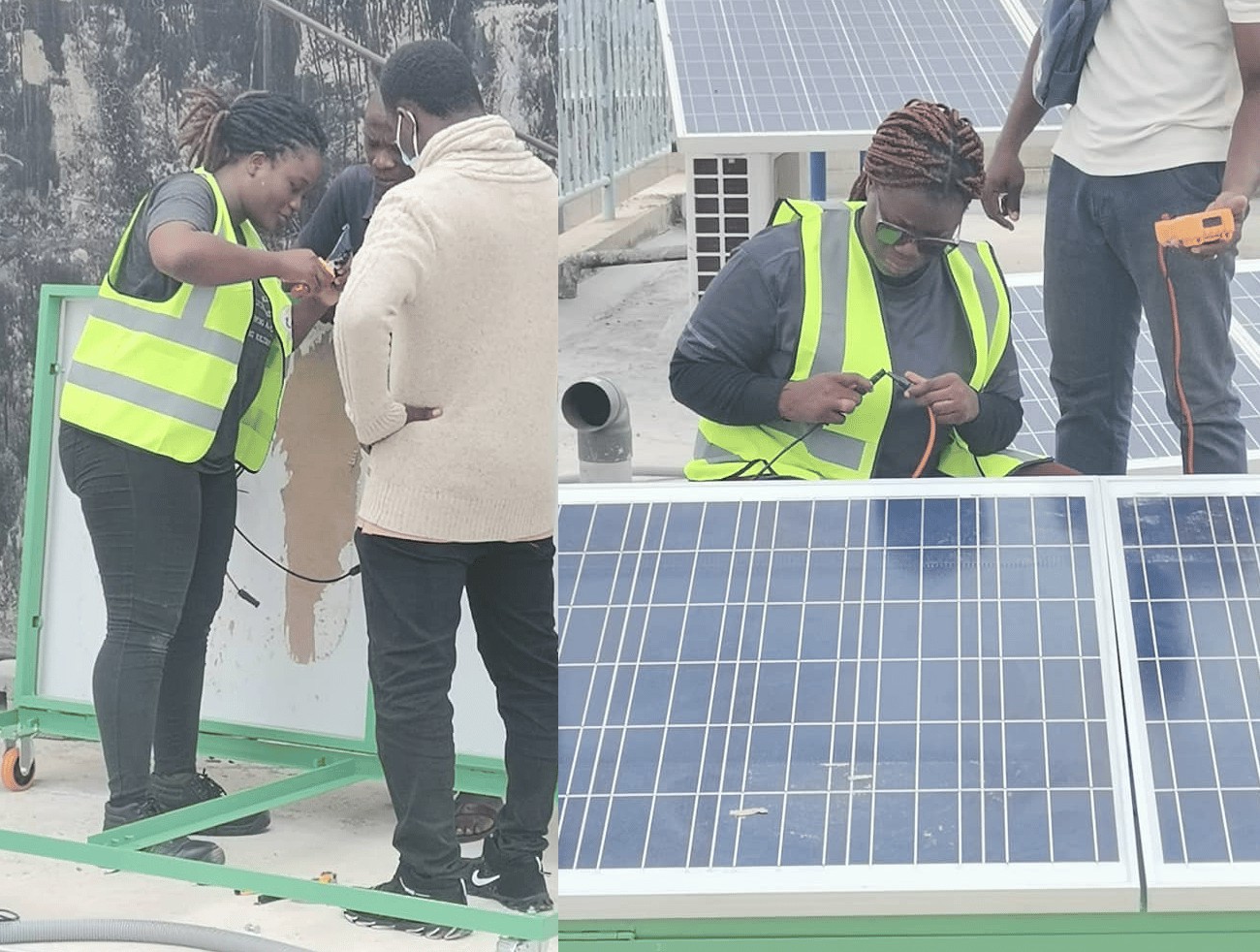 Installation de panneaux solaires, Bénin Web TV