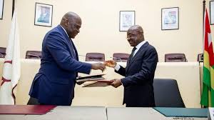 Signature d'accord 